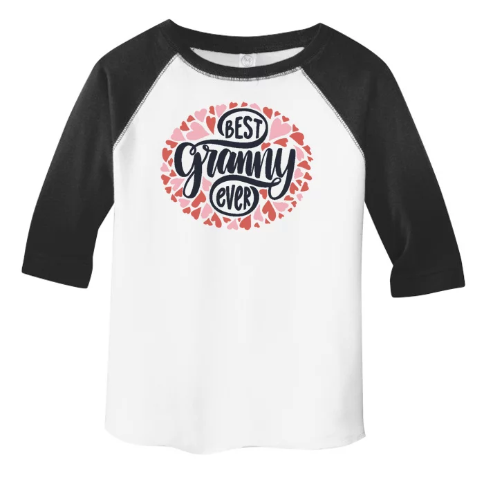 Best Granny Ever Loving Grandmother Toddler Fine Jersey T-Shirt