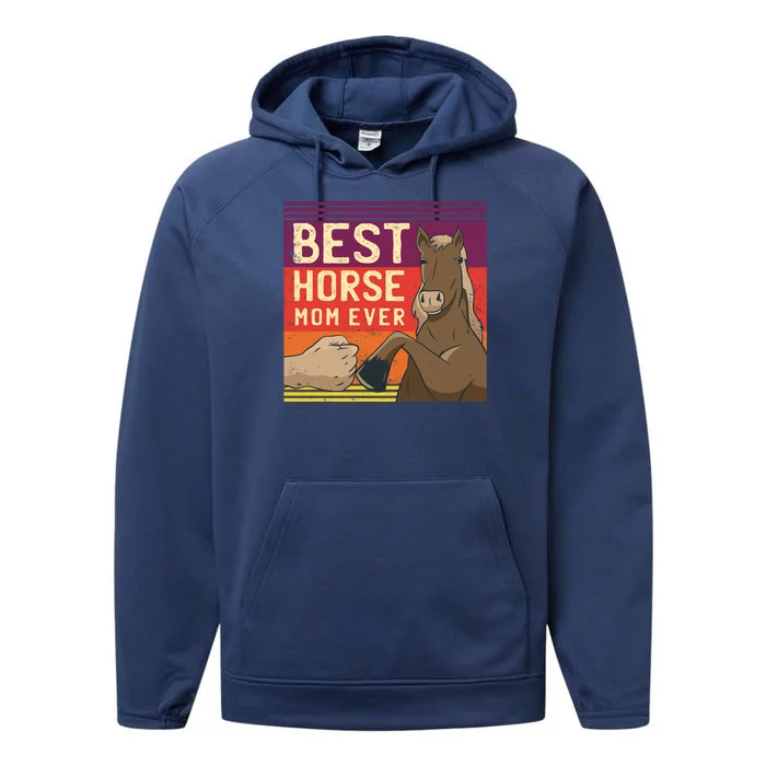 Best Horse Mom Ever Performance Fleece Hoodie