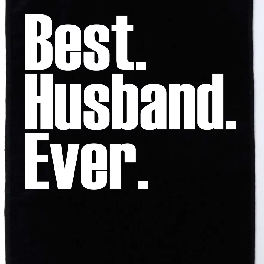 Best Husband Ever Platinum Collection Golf Towel