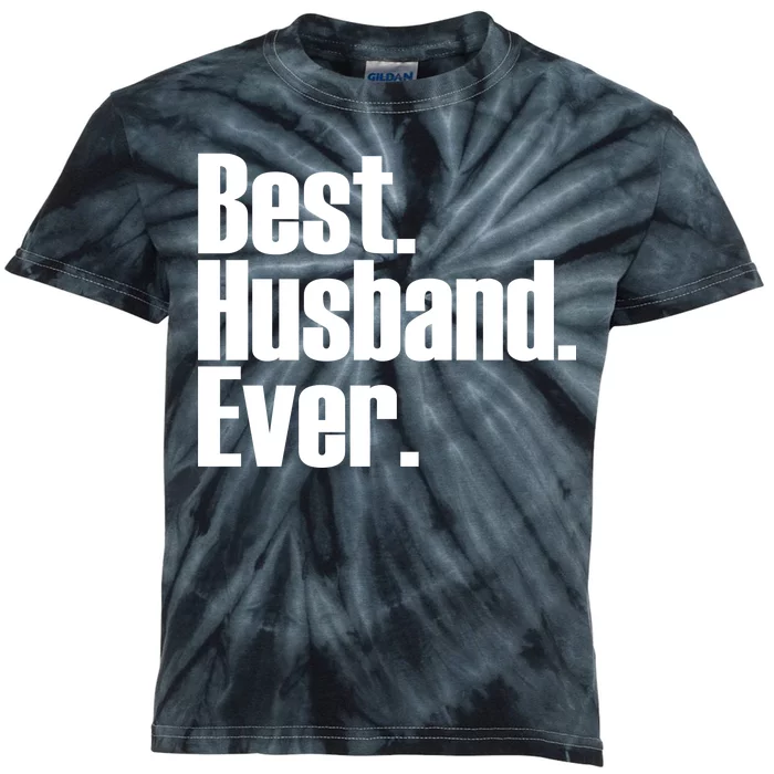 Best Husband Ever Kids Tie-Dye T-Shirt