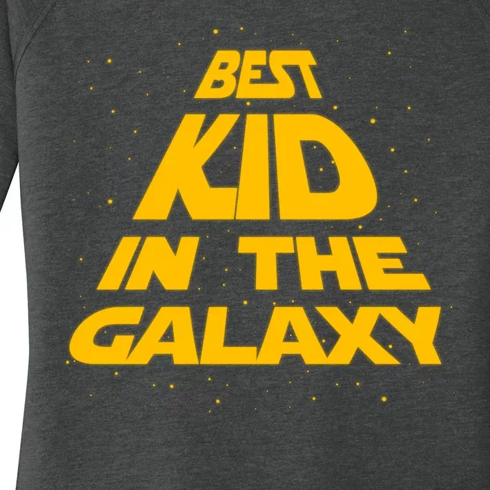 Best Kid In The Galaxy Women's Perfect Tri Tunic Long Sleeve Shirt