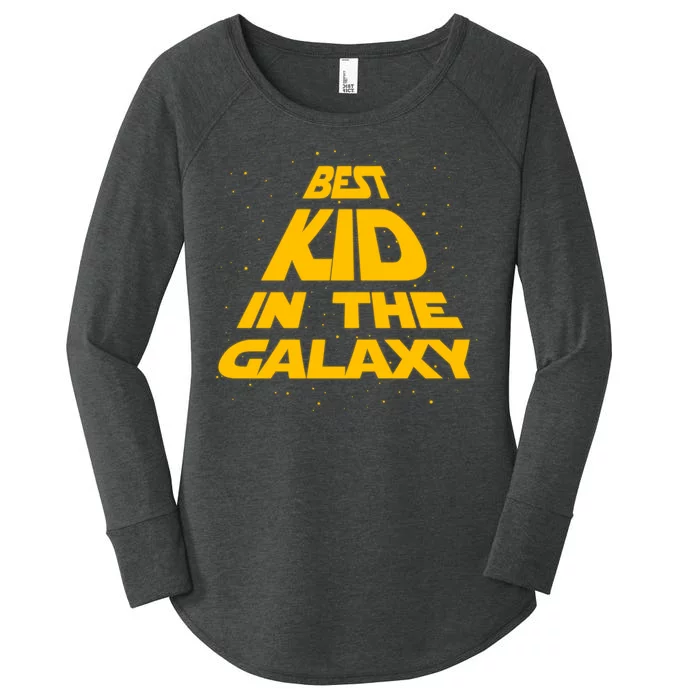 Best Kid In The Galaxy Women's Perfect Tri Tunic Long Sleeve Shirt