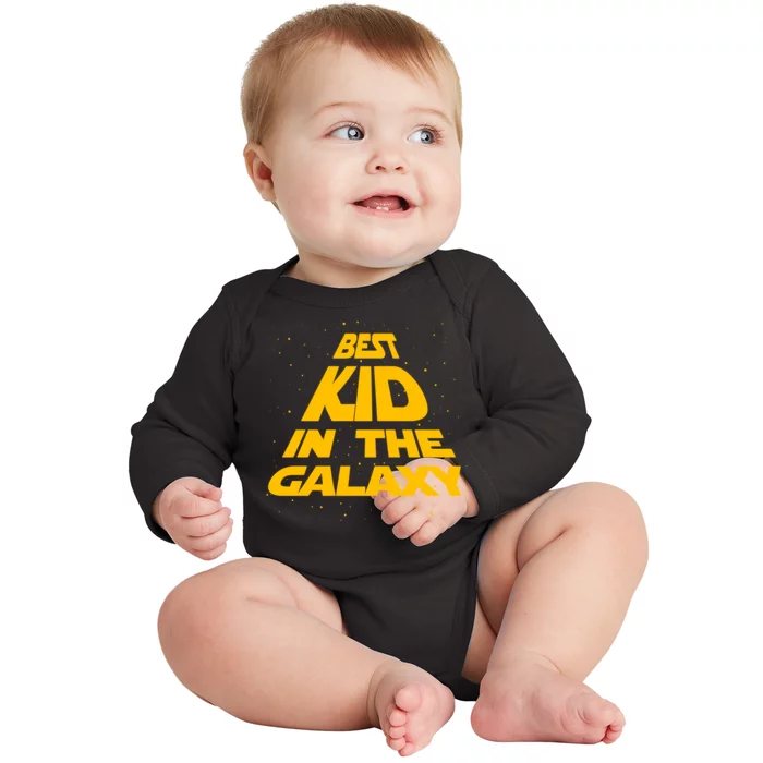 Best Kid In The Galaxy Baby Long Sleeve Bodysuit