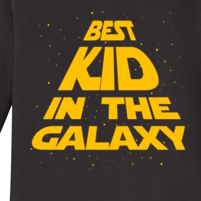 Best Kid In The Galaxy Baby Long Sleeve Bodysuit