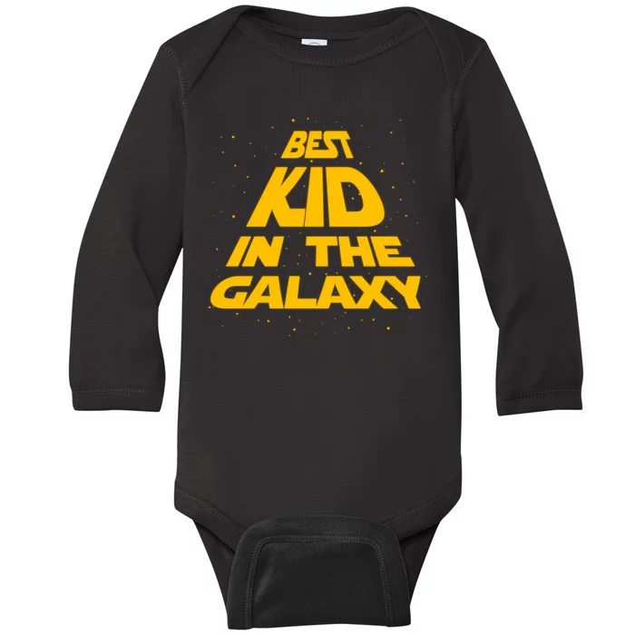 Best Kid In The Galaxy Baby Long Sleeve Bodysuit