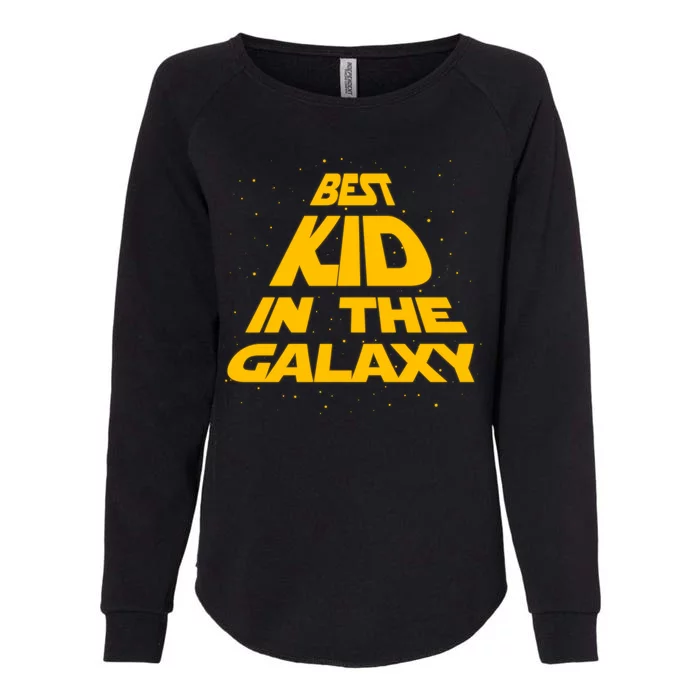 Best Kid In The Galaxy Womens California Wash Sweatshirt