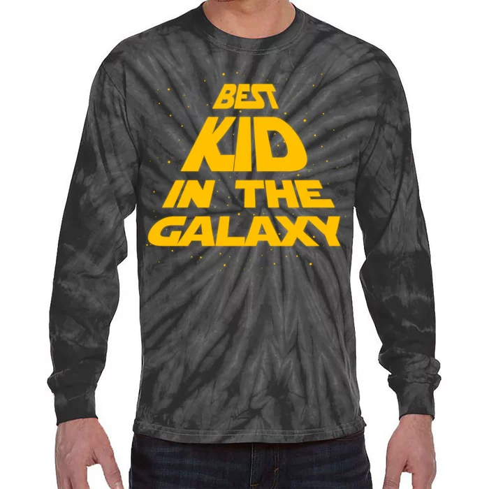 Best Kid In The Galaxy Tie-Dye Long Sleeve Shirt