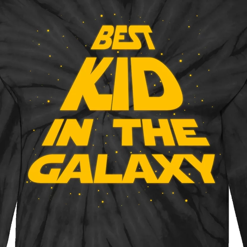 Best Kid In The Galaxy Tie-Dye Long Sleeve Shirt