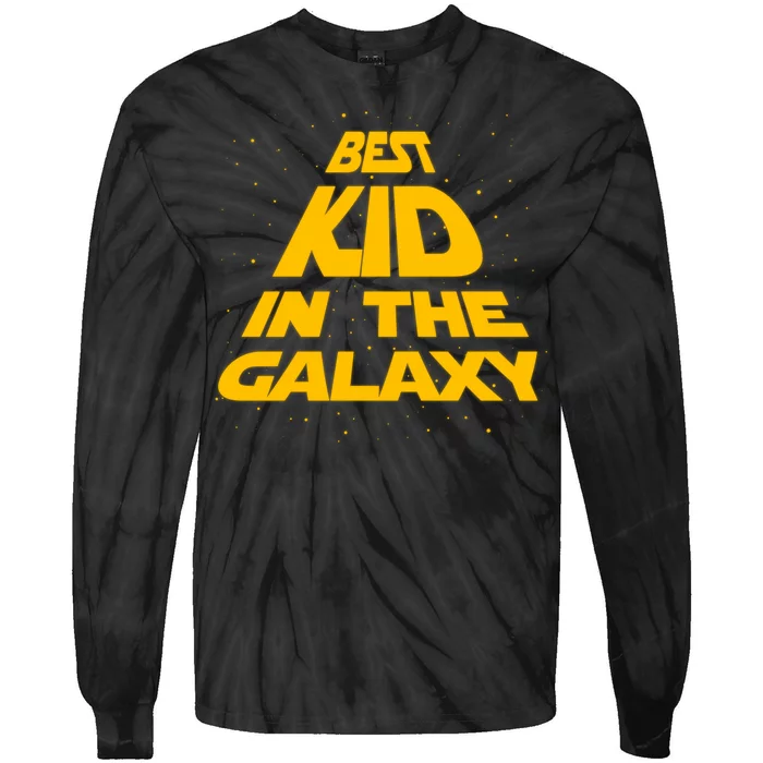 Best Kid In The Galaxy Tie-Dye Long Sleeve Shirt