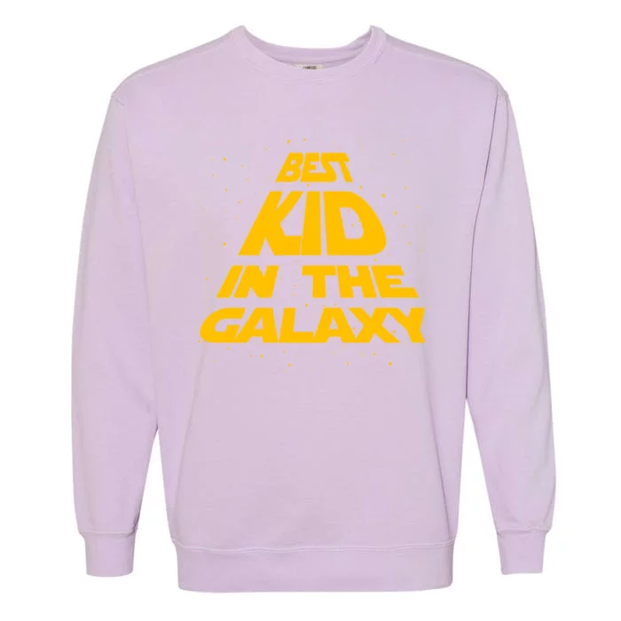 Best Kid In The Galaxy Garment-Dyed Sweatshirt