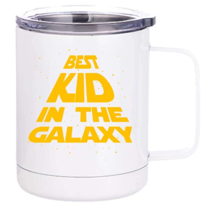 Best Kid In The Galaxy Front & Back 12oz Stainless Steel Tumbler Cup