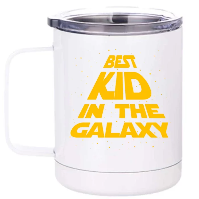 Best Kid In The Galaxy Front & Back 12oz Stainless Steel Tumbler Cup