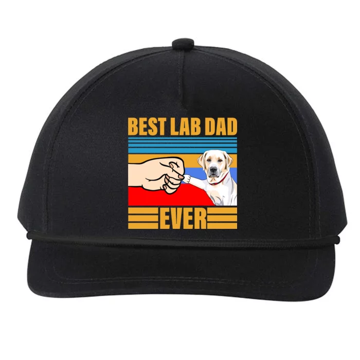 Best Lab Dad Ever Snapback Five-Panel Rope Hat