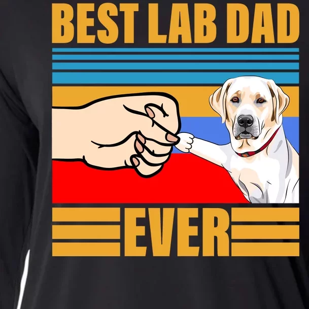 Best Lab Dad Ever Cooling Performance Long Sleeve Crew