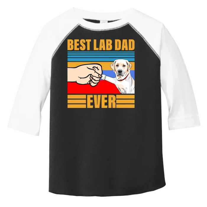 Best Lab Dad Ever Toddler Fine Jersey T-Shirt