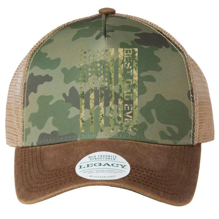 Best Military Dad Ever Legacy Tie Dye Trucker Hat