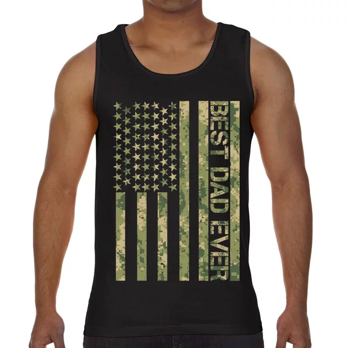 Best Military Dad Ever Comfort Colors® Tank Top