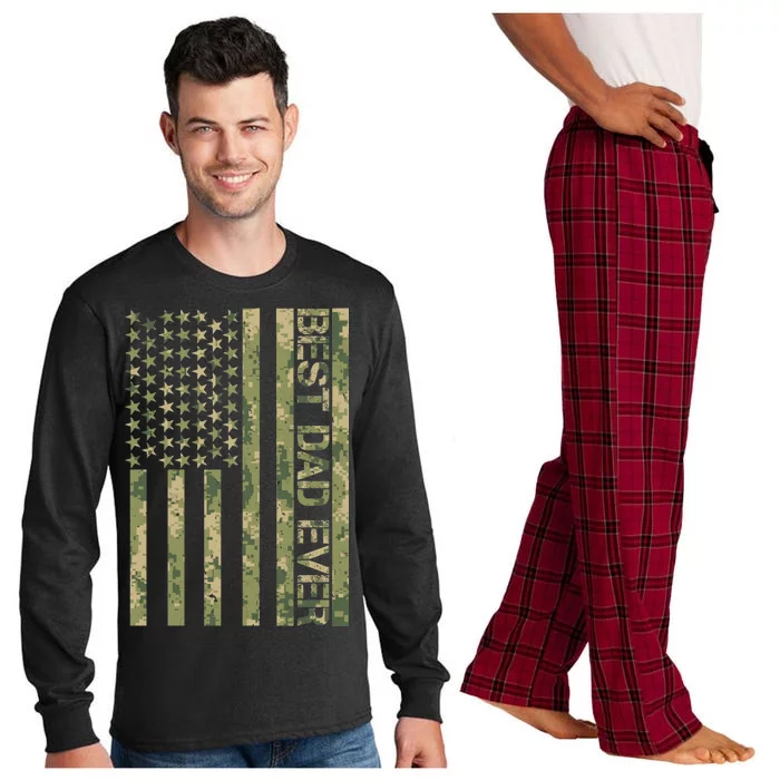 Best Military Dad Ever Long Sleeve Pajama Set