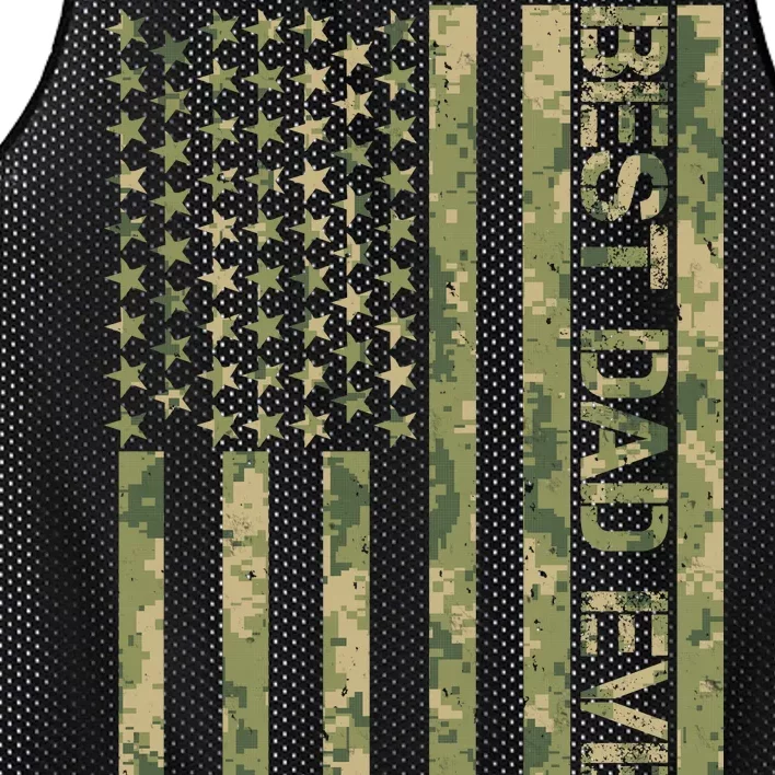 Best Military Dad Ever Mesh Reversible Basketball Jersey Tank