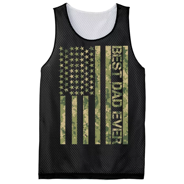 Best Military Dad Ever Mesh Reversible Basketball Jersey Tank