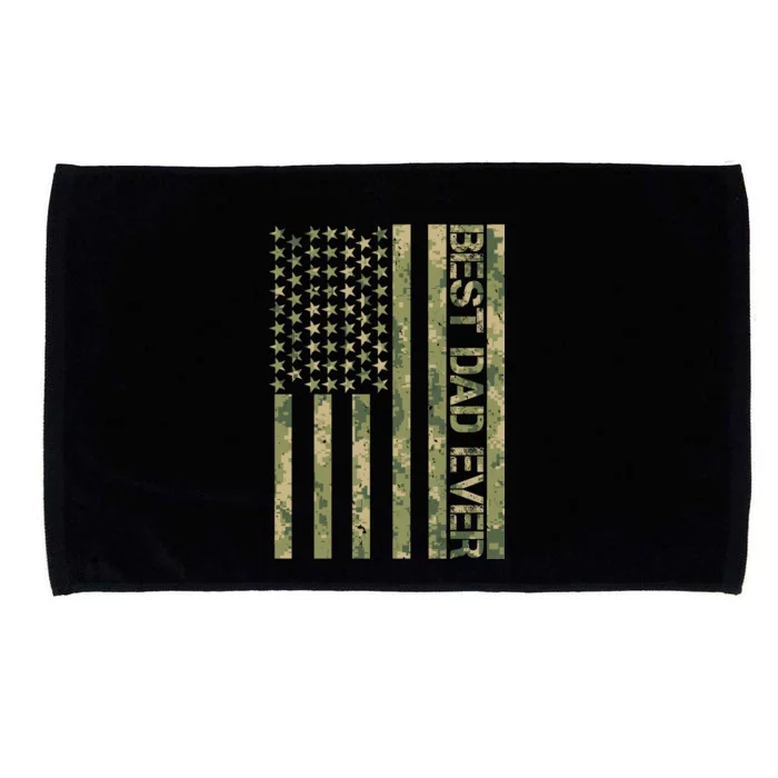 Best Military Dad Ever Microfiber Hand Towel