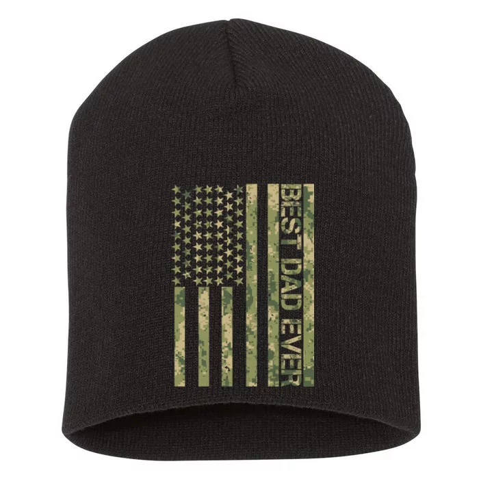 Best Military Dad Ever Short Acrylic Beanie