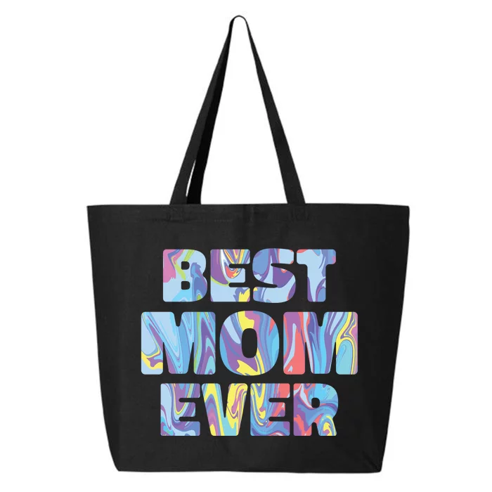 Best Mom Ever Colorful 25L Jumbo Tote