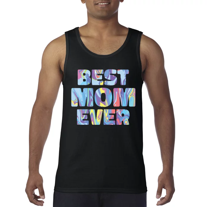 Best Mom Ever Colorful Tank Top