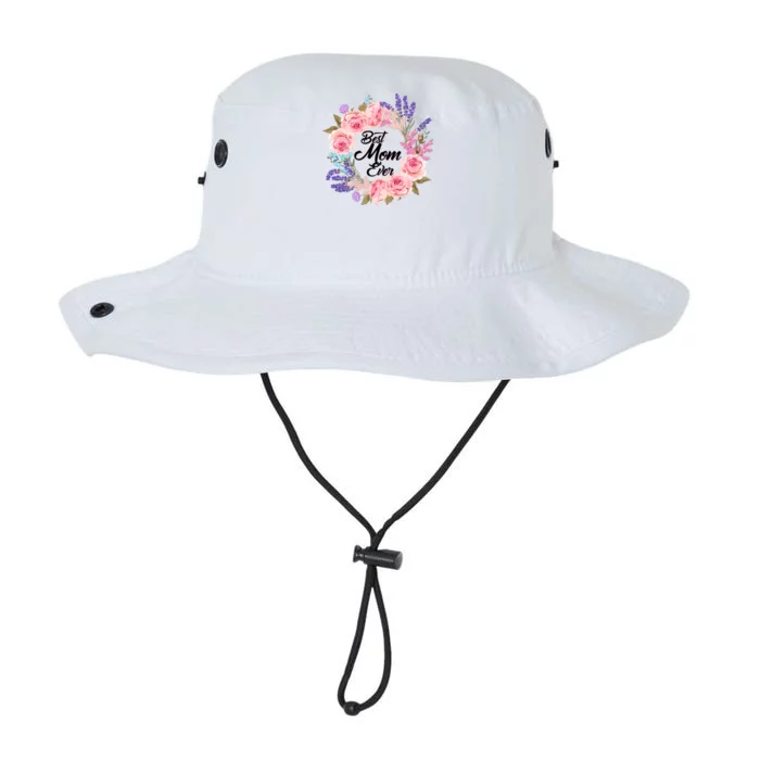 Best Mom Ever Flower Wreath Legacy Cool Fit Booney Bucket Hat