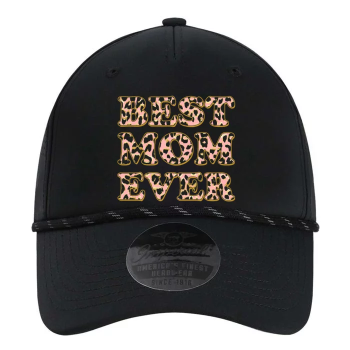 Best Mom Ever Stylish Leopard Print Performance The Dyno Cap