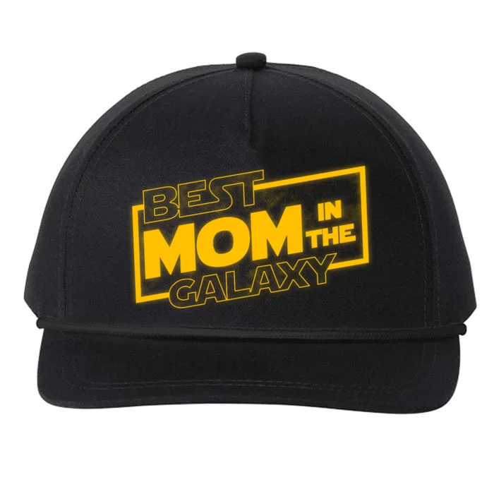 Best Mom In The Galaxy Parody Movie Logo Snapback Five-Panel Rope Hat