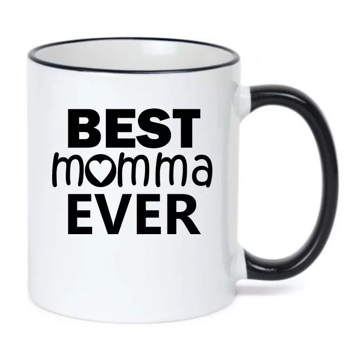 Best Momma Ever Black Color Changing Mug