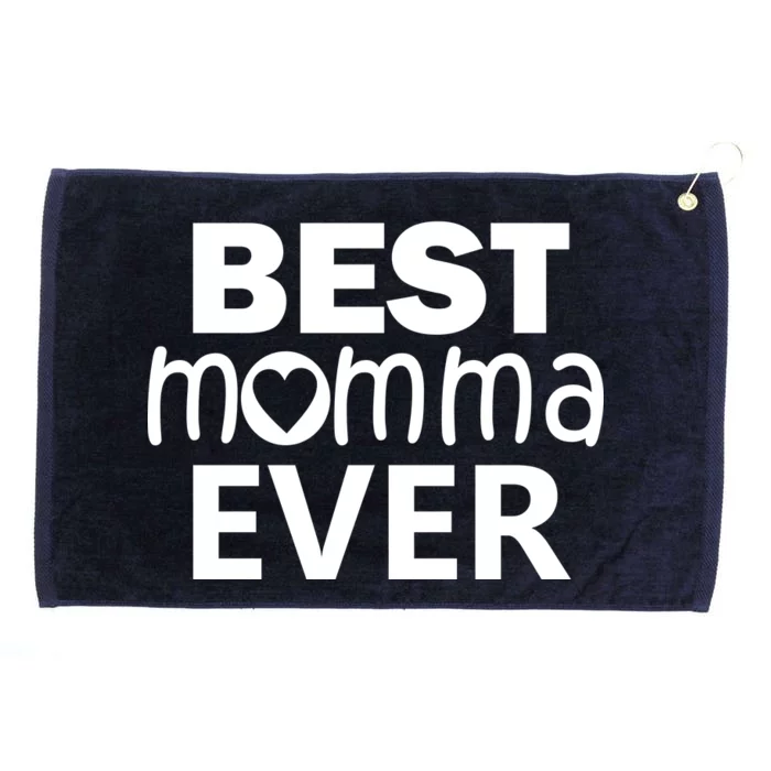 Best Momma Ever Grommeted Golf Towel