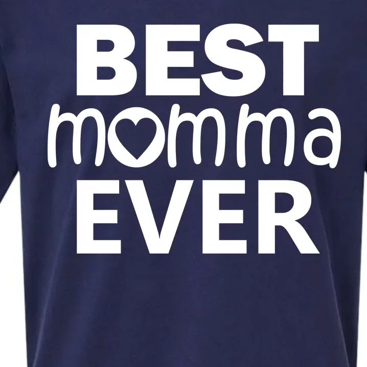 Best Momma Ever Sueded Cloud Jersey T-Shirt