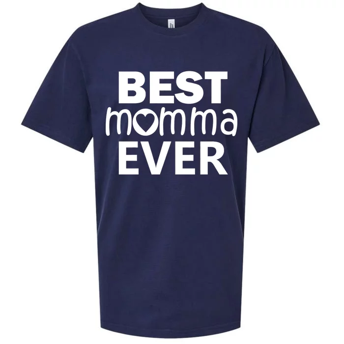 Best Momma Ever Sueded Cloud Jersey T-Shirt