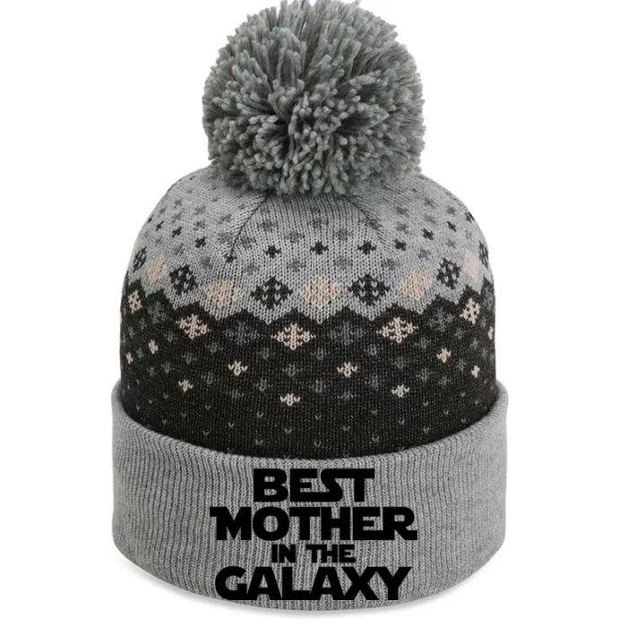 Best Mother In The Galaxy The Baniff Cuffed Pom Beanie