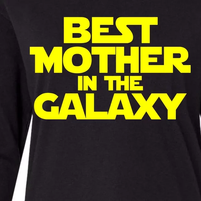 Best Mother In The Galaxy Womens Cotton Relaxed Long Sleeve T-Shirt