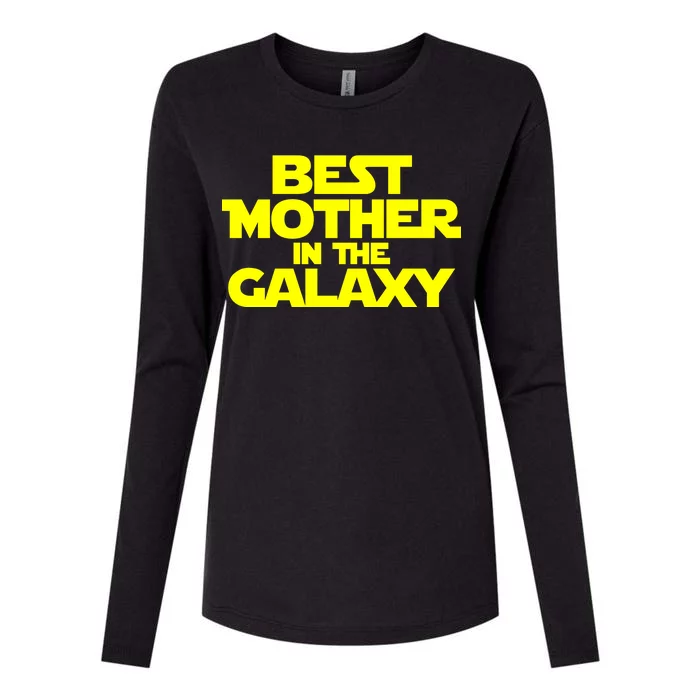 Best Mother In The Galaxy Womens Cotton Relaxed Long Sleeve T-Shirt