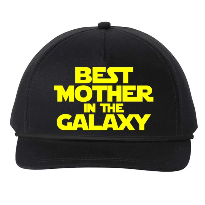 Best Mother In The Galaxy Snapback Five-Panel Rope Hat