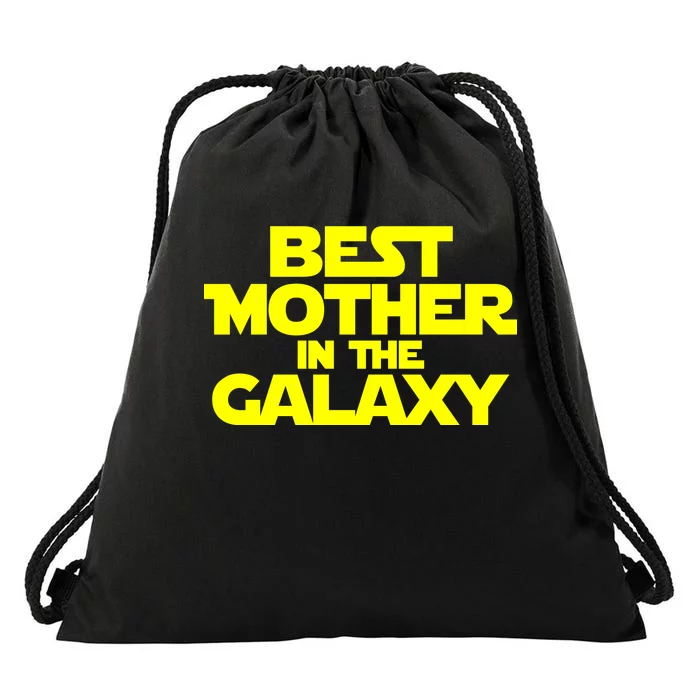 Best Mother In The Galaxy Drawstring Bag