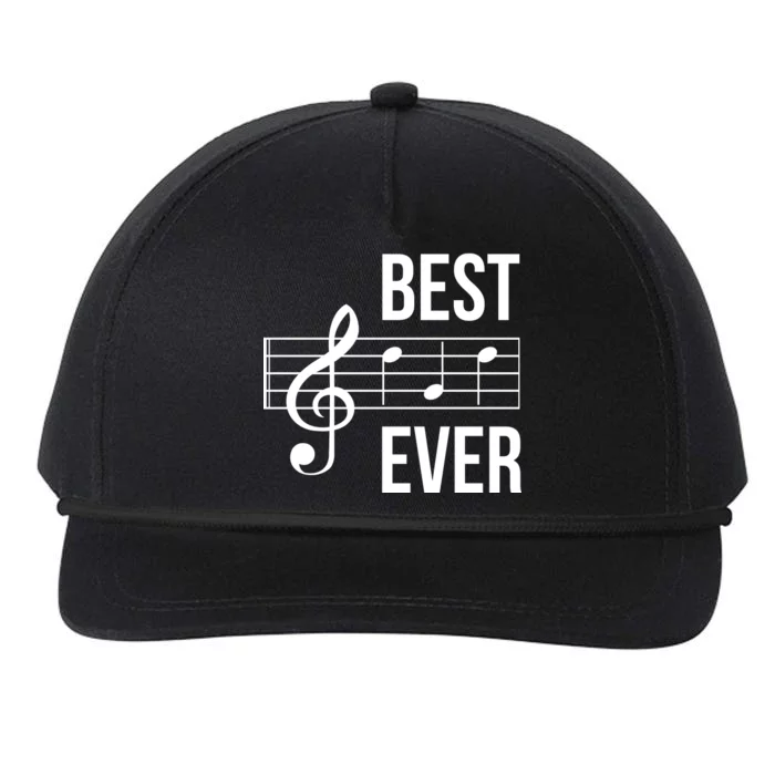 Best Music Ever Snapback Five-Panel Rope Hat