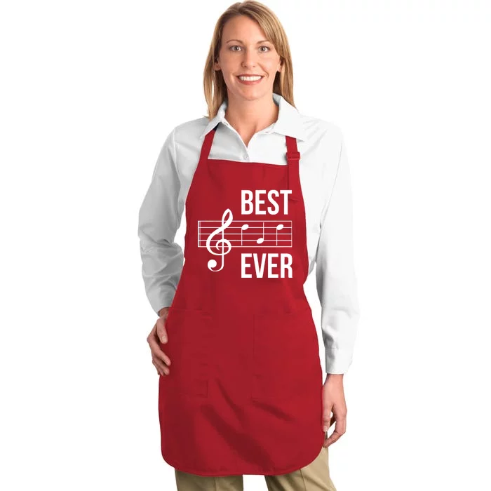 Best Music Ever Full-Length Apron With Pocket