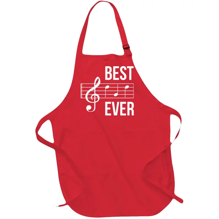 Best Music Ever Full-Length Apron With Pocket