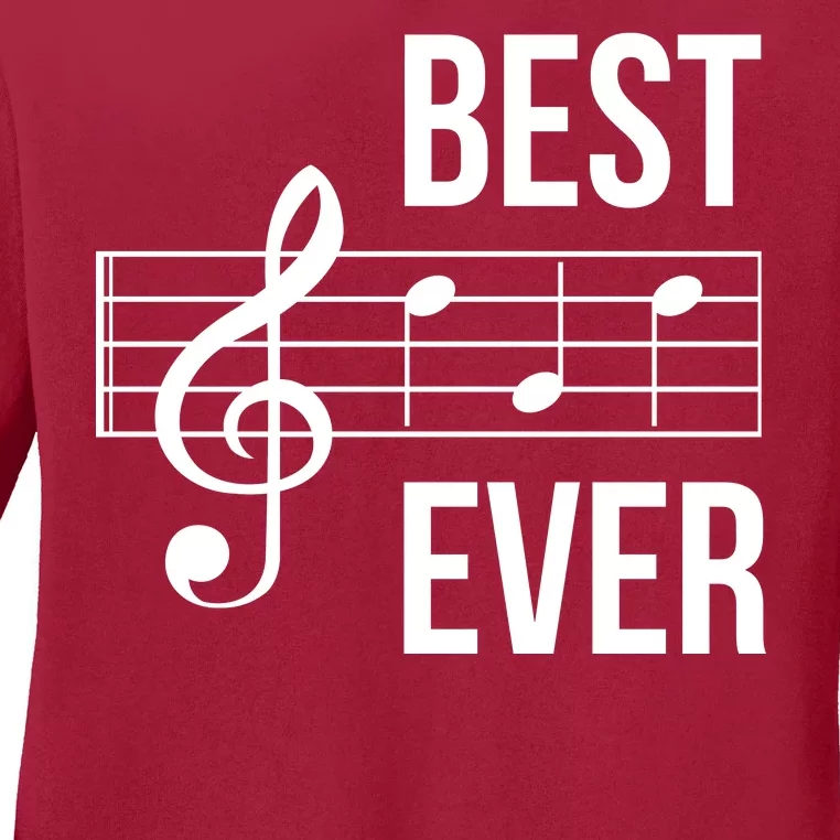 Best Music Ever Ladies Long Sleeve Shirt