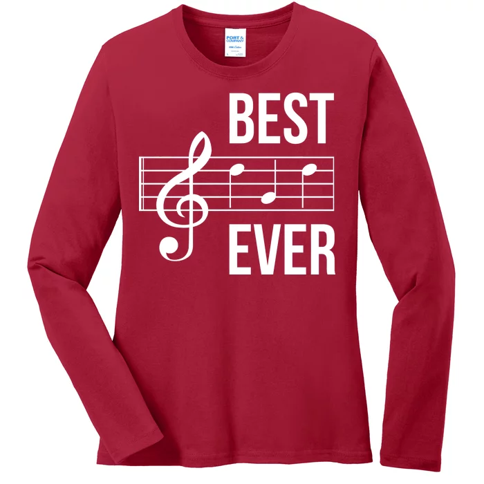 Best Music Ever Ladies Long Sleeve Shirt