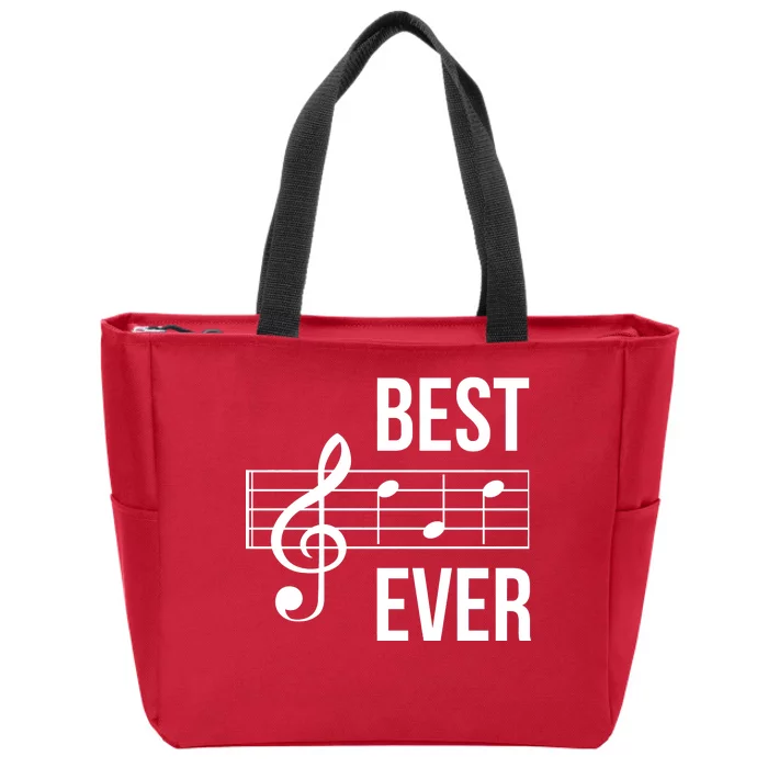 Best Music Ever Zip Tote Bag