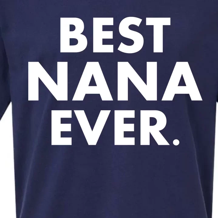 Best Nana Ever Sueded Cloud Jersey T-Shirt