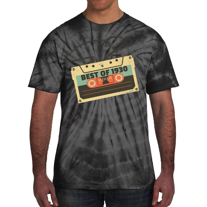 Best Of 1930 Vintage Retro 90th Birthday Tie-Dye T-Shirt