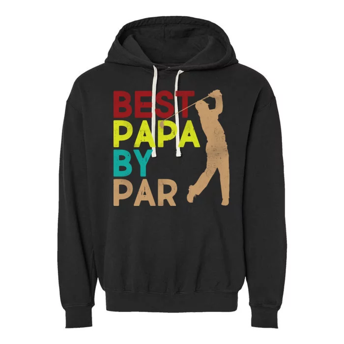 Best Papa By Par Garment-Dyed Fleece Hoodie