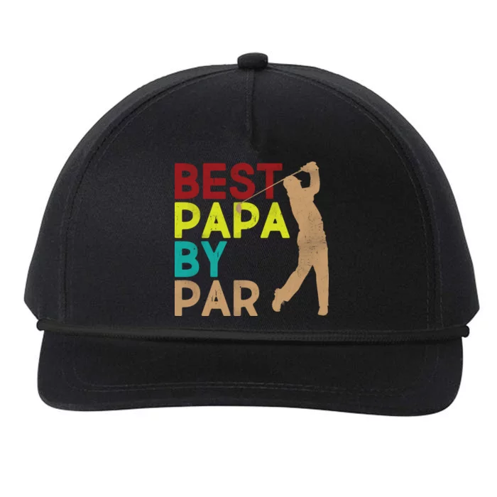 Best Papa By Par Snapback Five-Panel Rope Hat